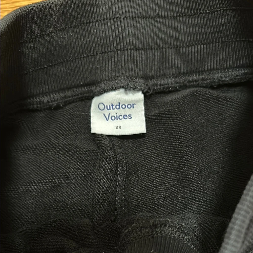 [3/$15] Outdoor Voices Black Joggers with Elastic Cuffs - Picture 3 of 6